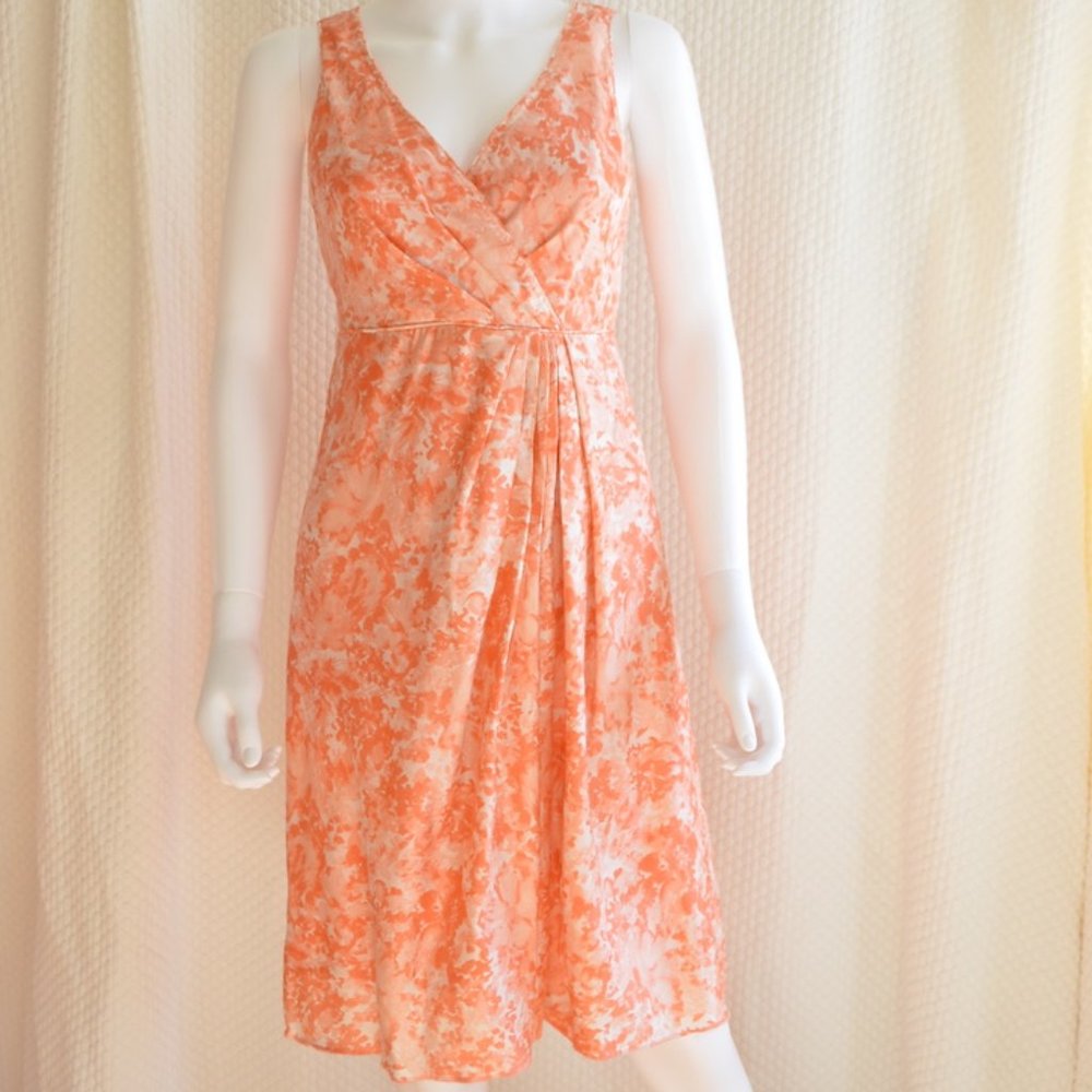 Talbots Silk Faux Wrap Dress